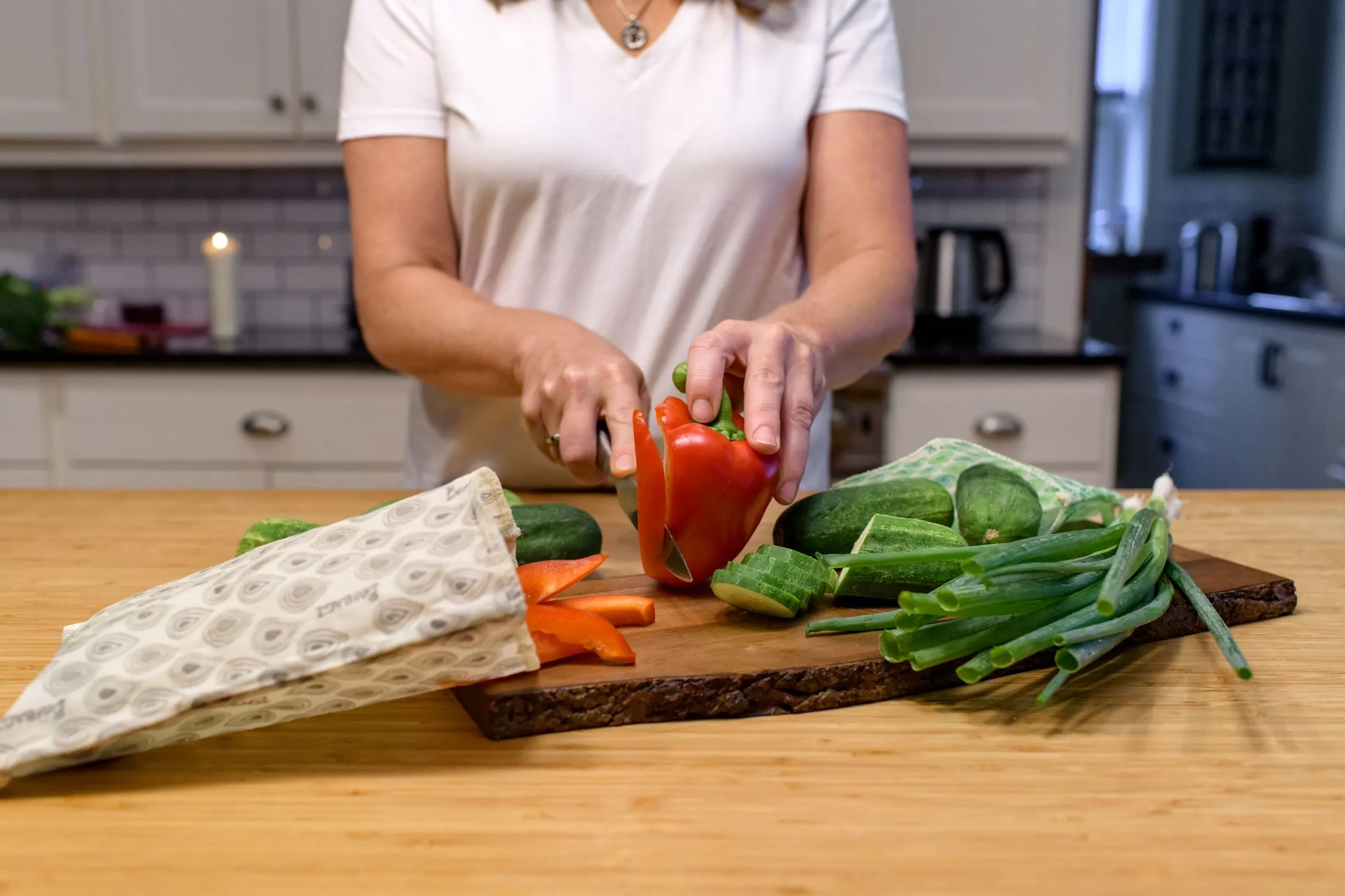 Lunch Pack of 3 - Reusable Beeswax Wrap Food Storage Bags