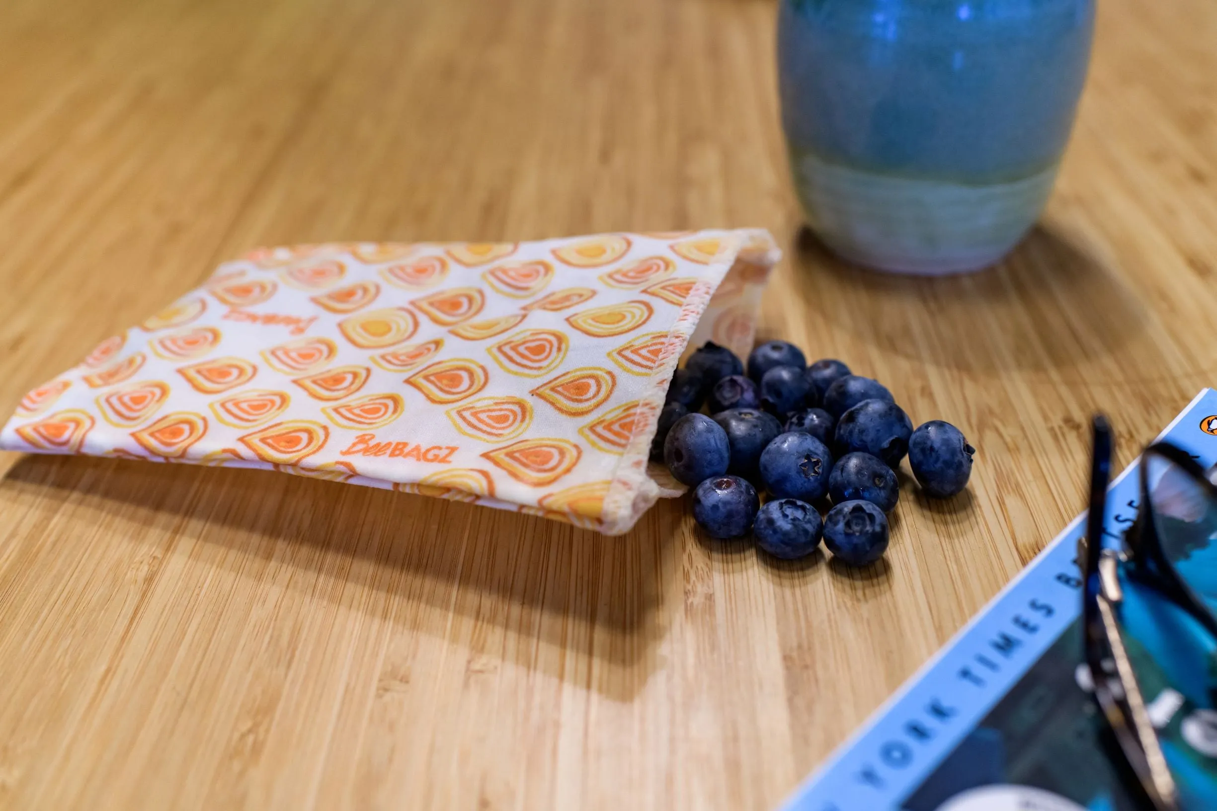 Lunch Pack of 3 - Reusable Beeswax Wrap Food Storage Bags