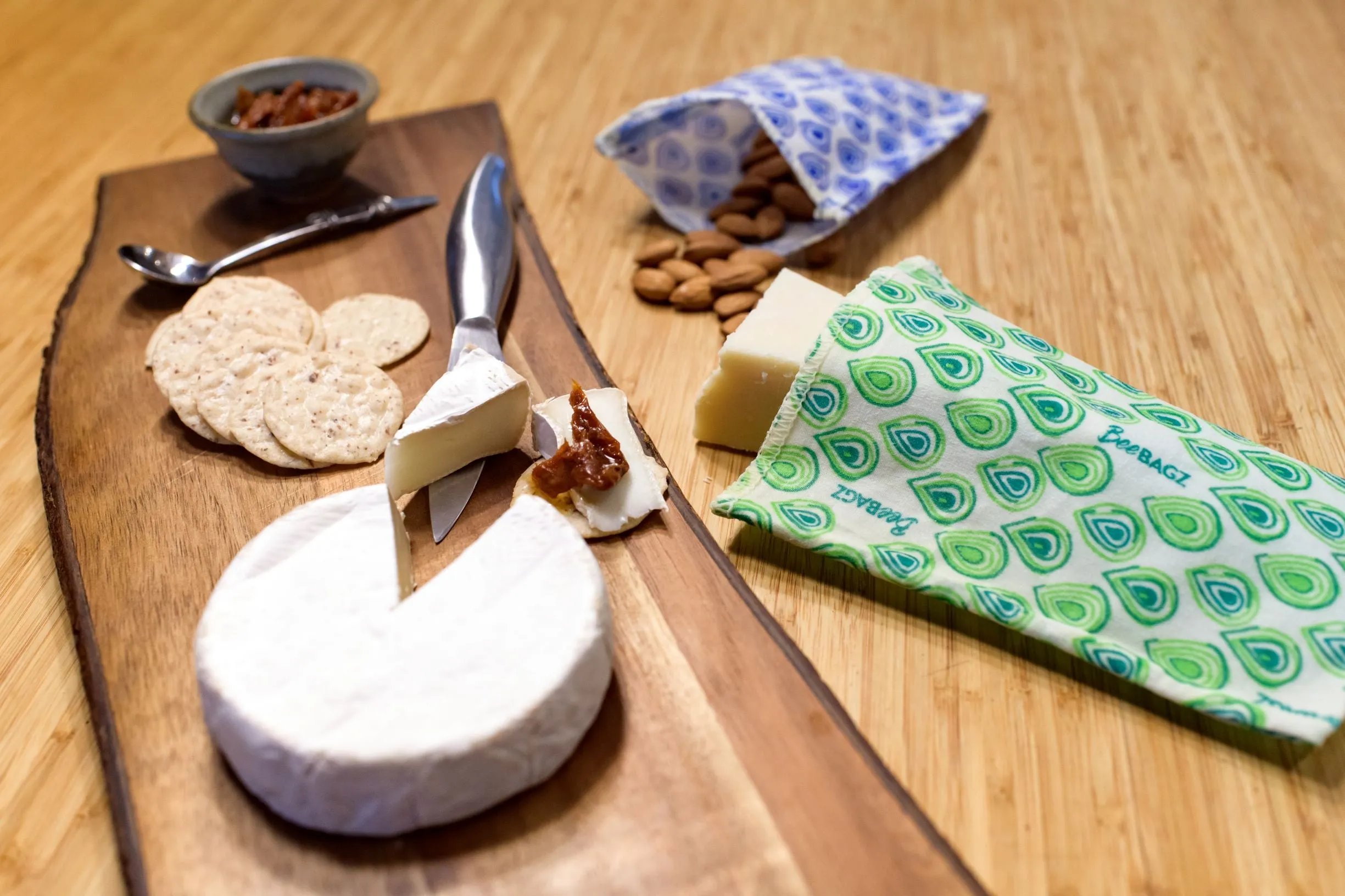 Lunch Pack of 3 - Reusable Beeswax Wrap Food Storage Bags