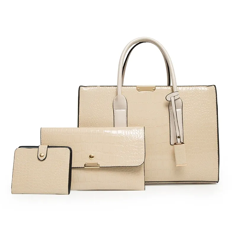 Luxury Womens Bags Designer Crocodile Pattern Shoulder Bag PU Leather Brand Woman Crossbody Casual Handbag  Women Tote Bags Sac