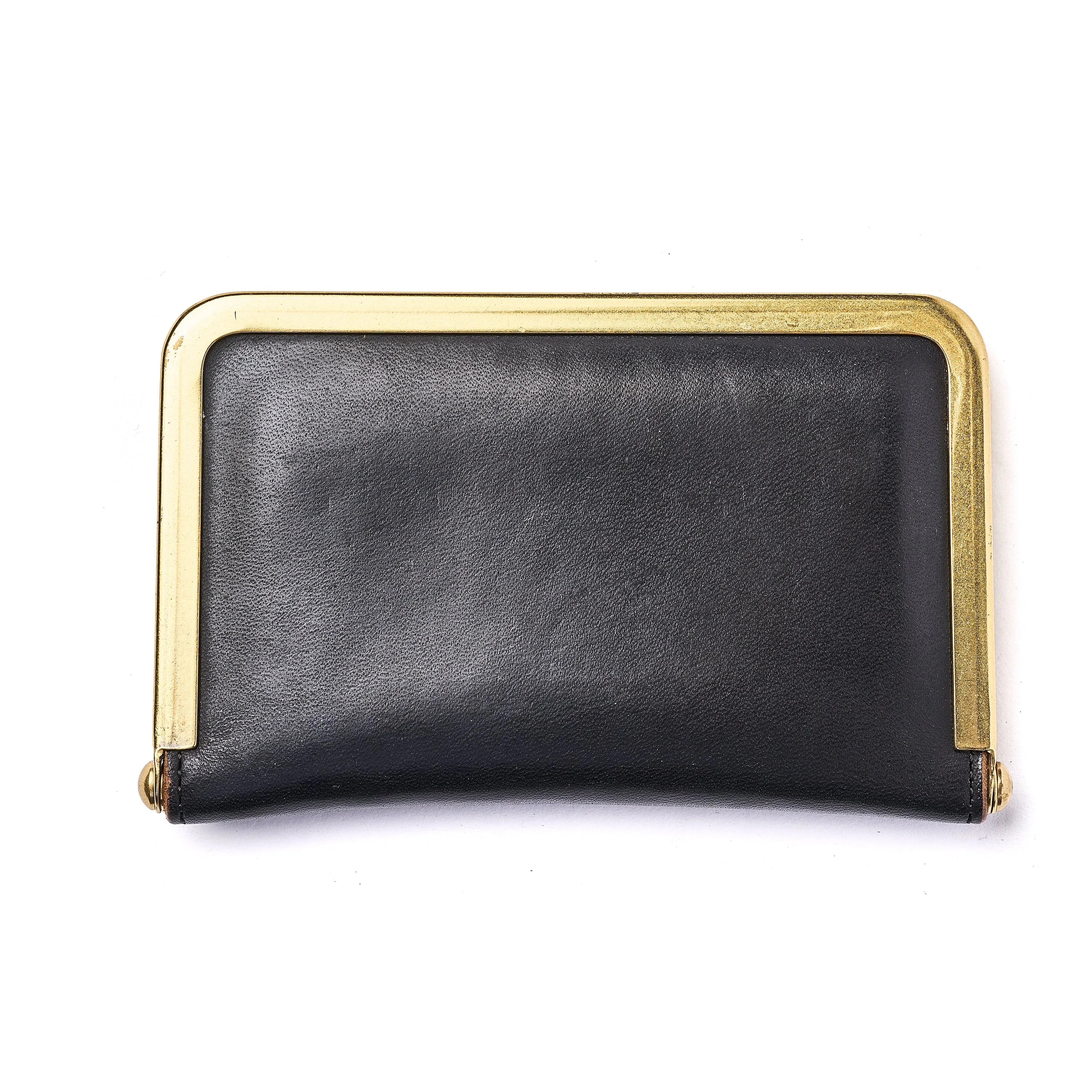 METAL CLASP CARD CASE (Horse leather)