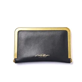 METAL CLASP CARD CASE (Horse leather)