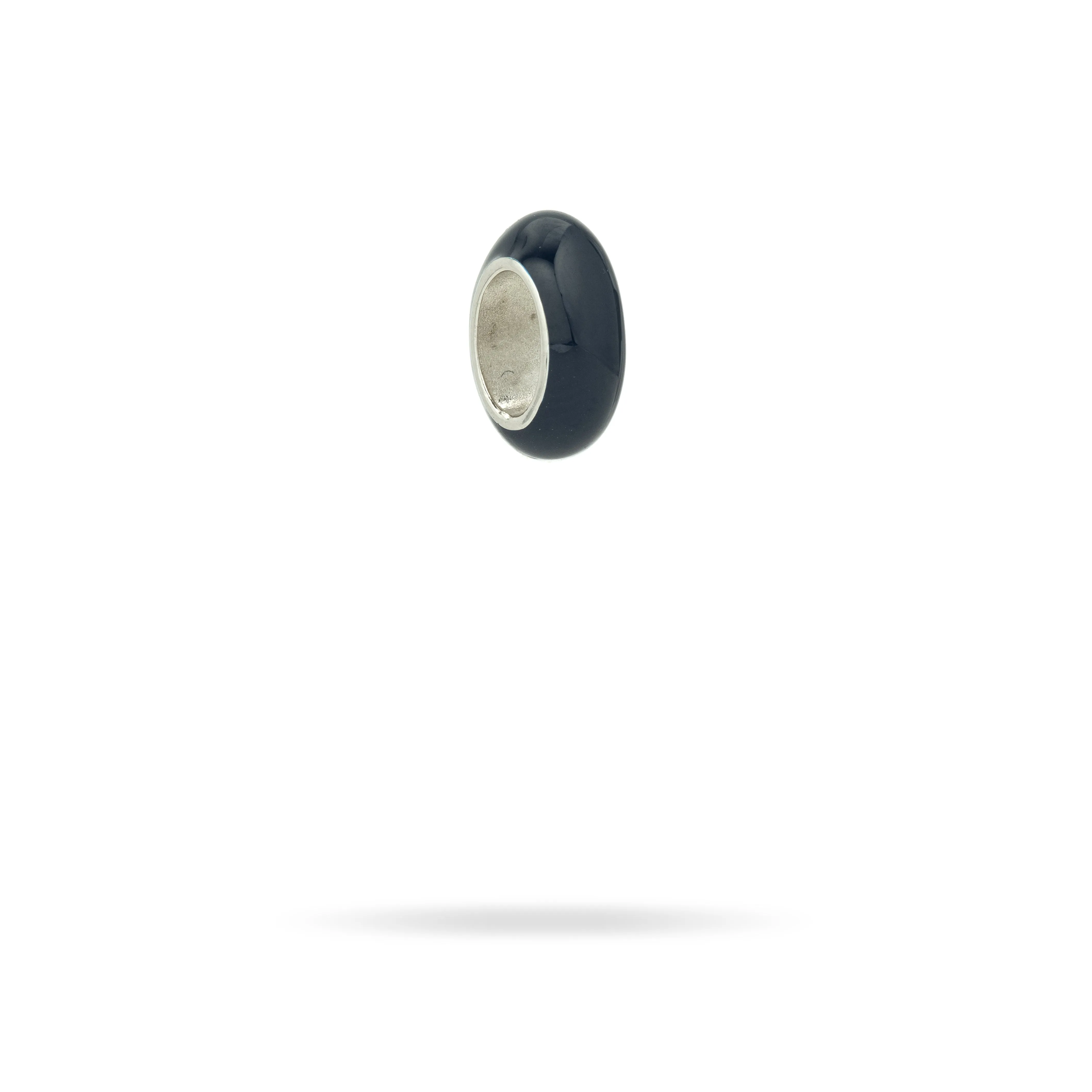 Navy Enamel Big Bead