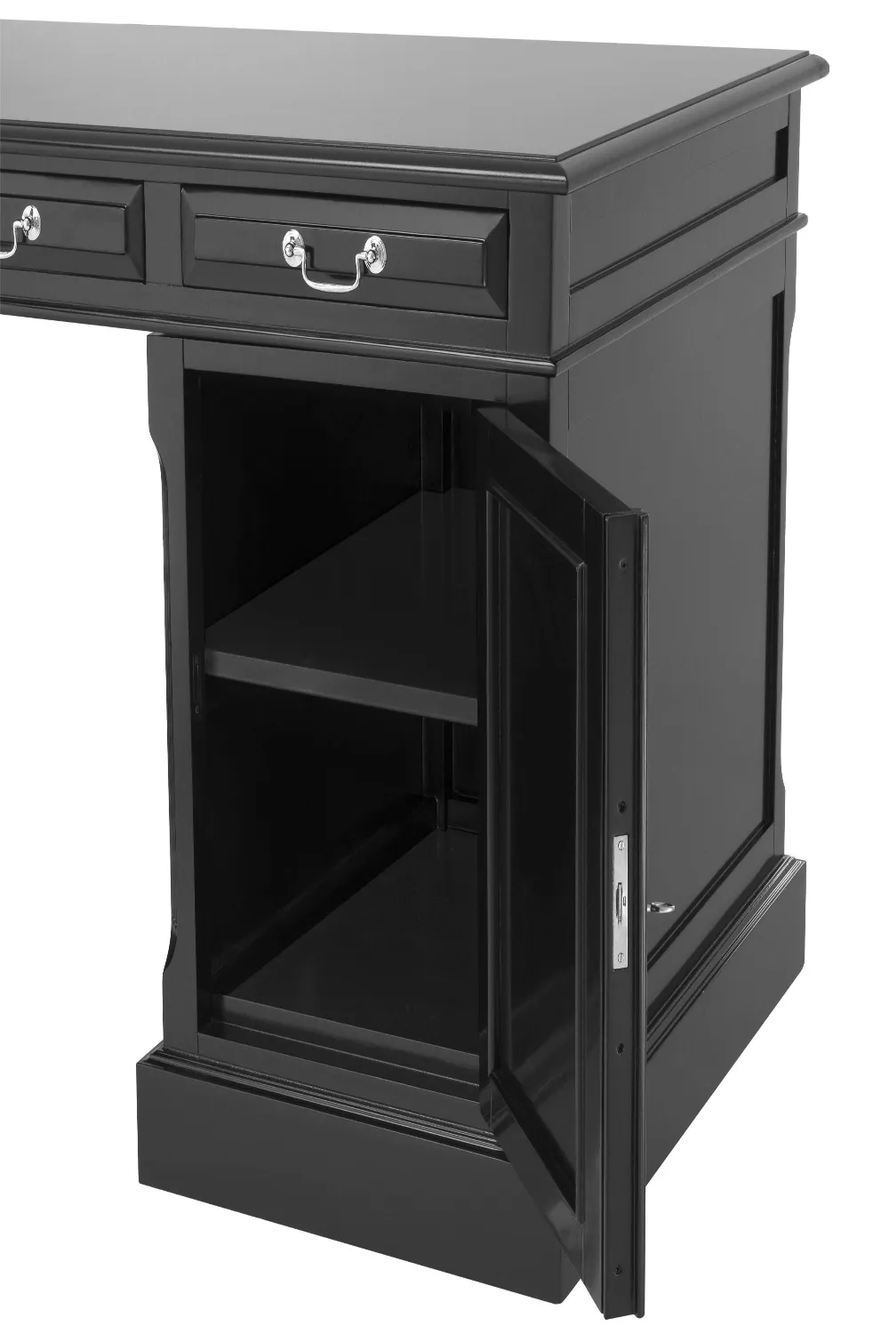 (Open-Box) Black Rectangular Desk | Eichholtz British