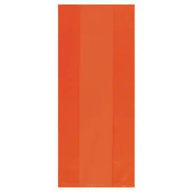 Orange Small Cello Party Bags 25pk