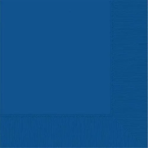 Plain Blue Party Napkins