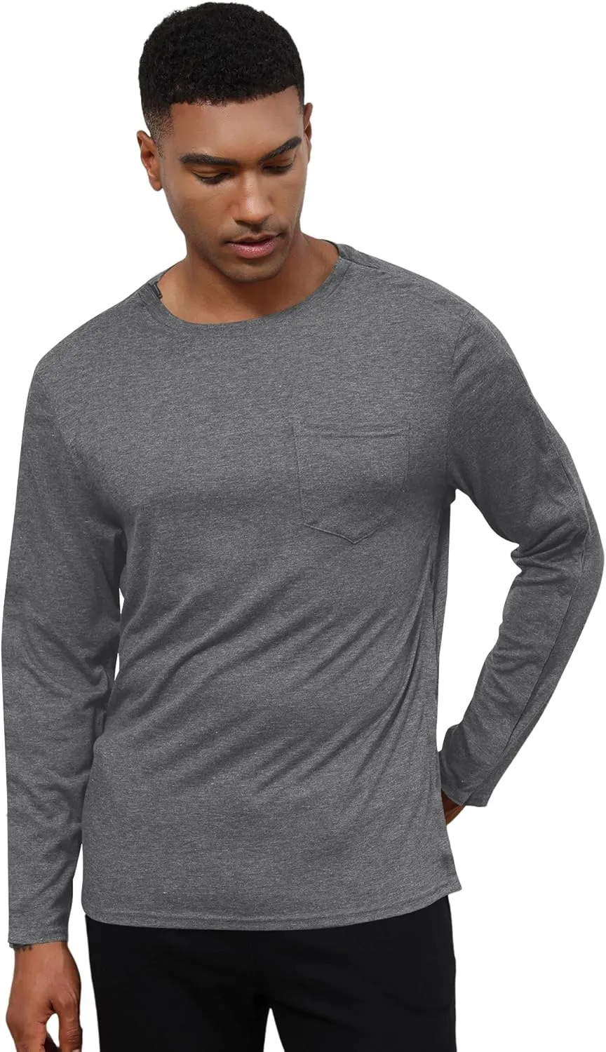 Poriff Unisex Post Shuolder Surgery Shirts for Recovery Full Tear Away Snap Long Sleeve Men Chemo Port Shirts for Women