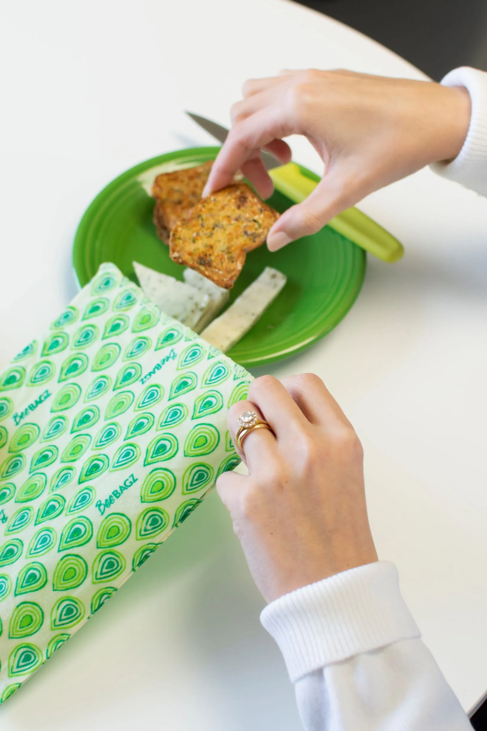 Sandwich Pack of 2 - Reusable Beeswax Wrap Food Storage Bags