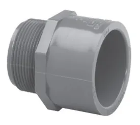 Schedule 80 PVC Male Adapter - MPT x Socket