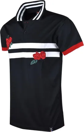 Screenshotbrand Mens Hipster Hip-Hop Premium Tees - Stylish Fashion Embroidery Polo T-Shirt