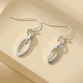 Silver Links Earrings