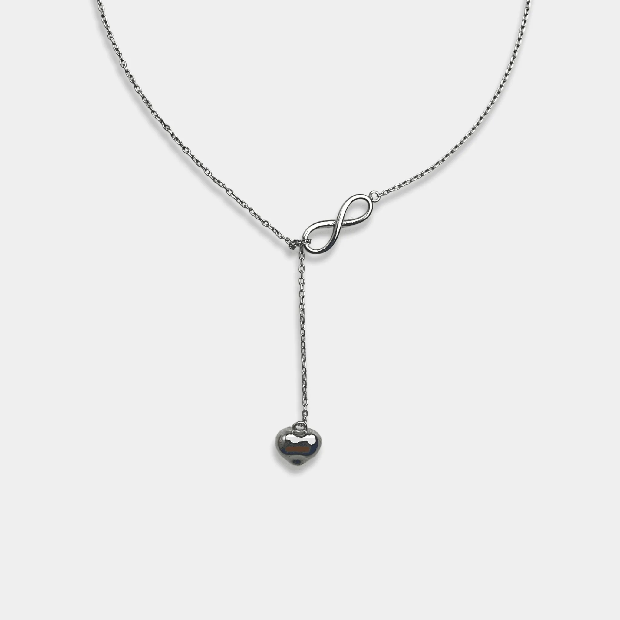 silver Love Raindrop Pendant