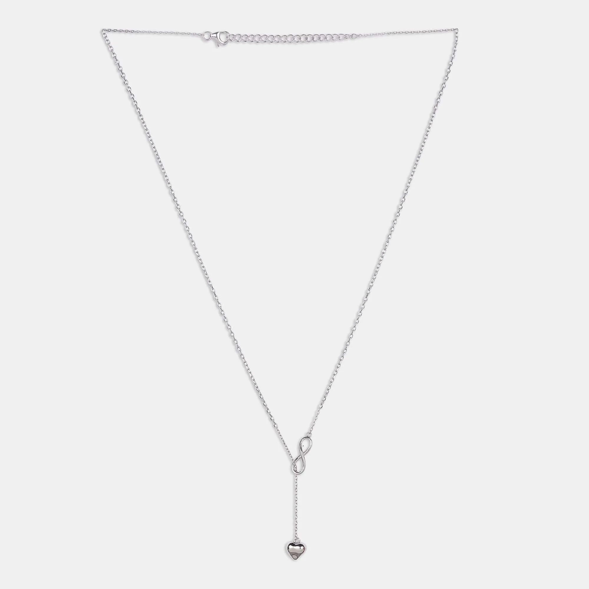 silver Love Raindrop Pendant