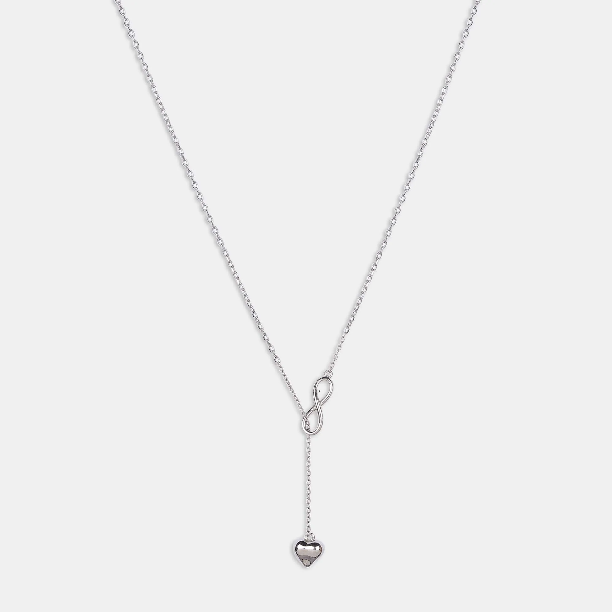 silver Love Raindrop Pendant