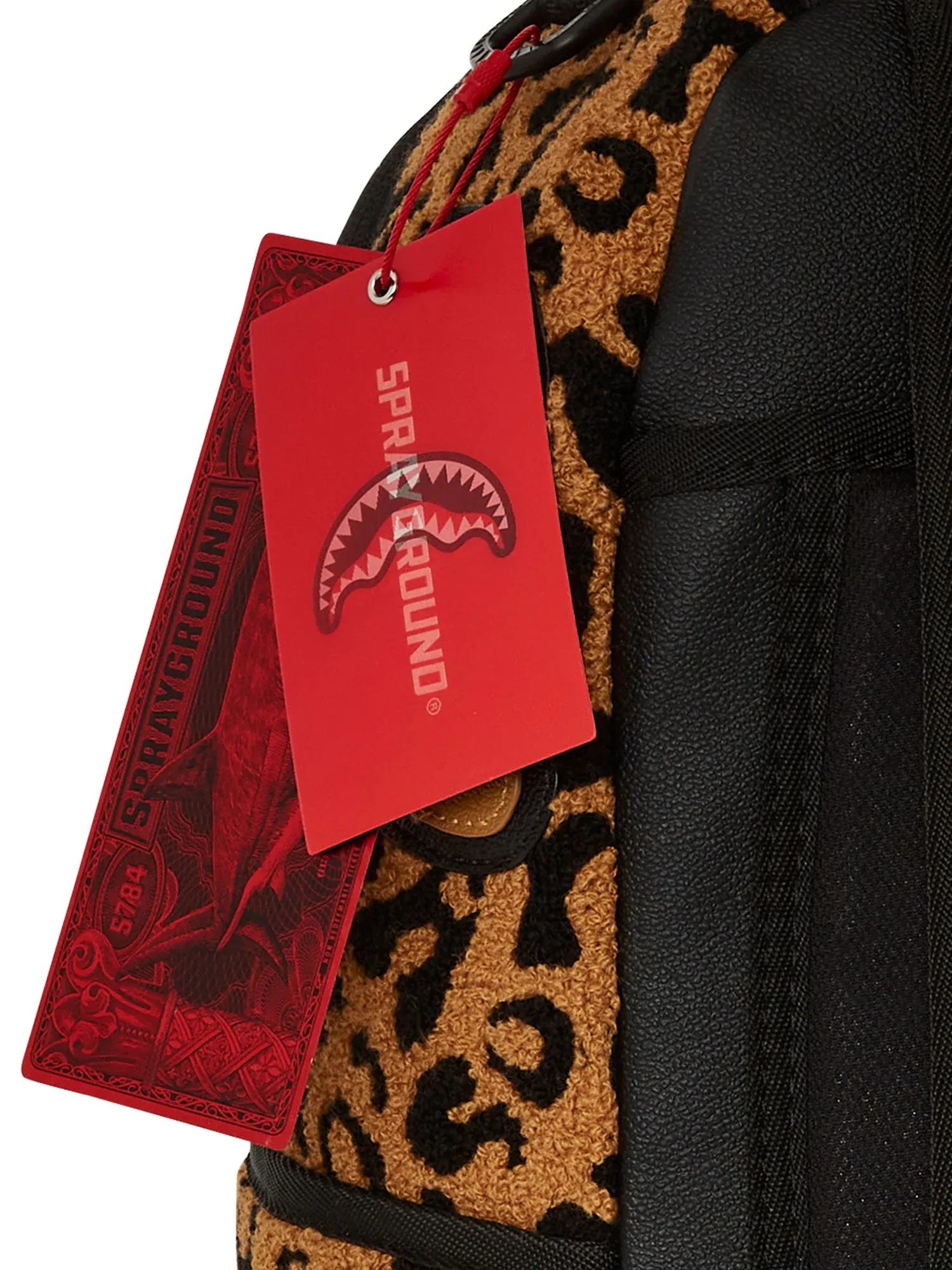 Sprayground Cheetah Chenille DLXSV Backpack
