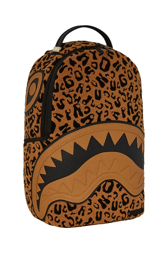 Sprayground Cheetah Chenille DLXSV Backpack