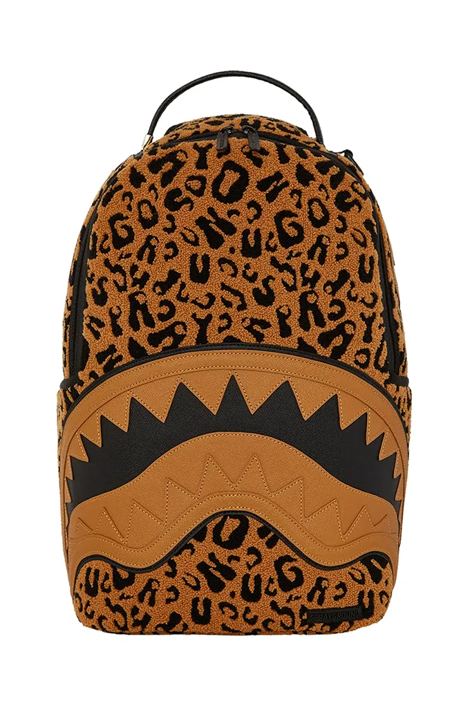 Sprayground Cheetah Chenille DLXSV Backpack