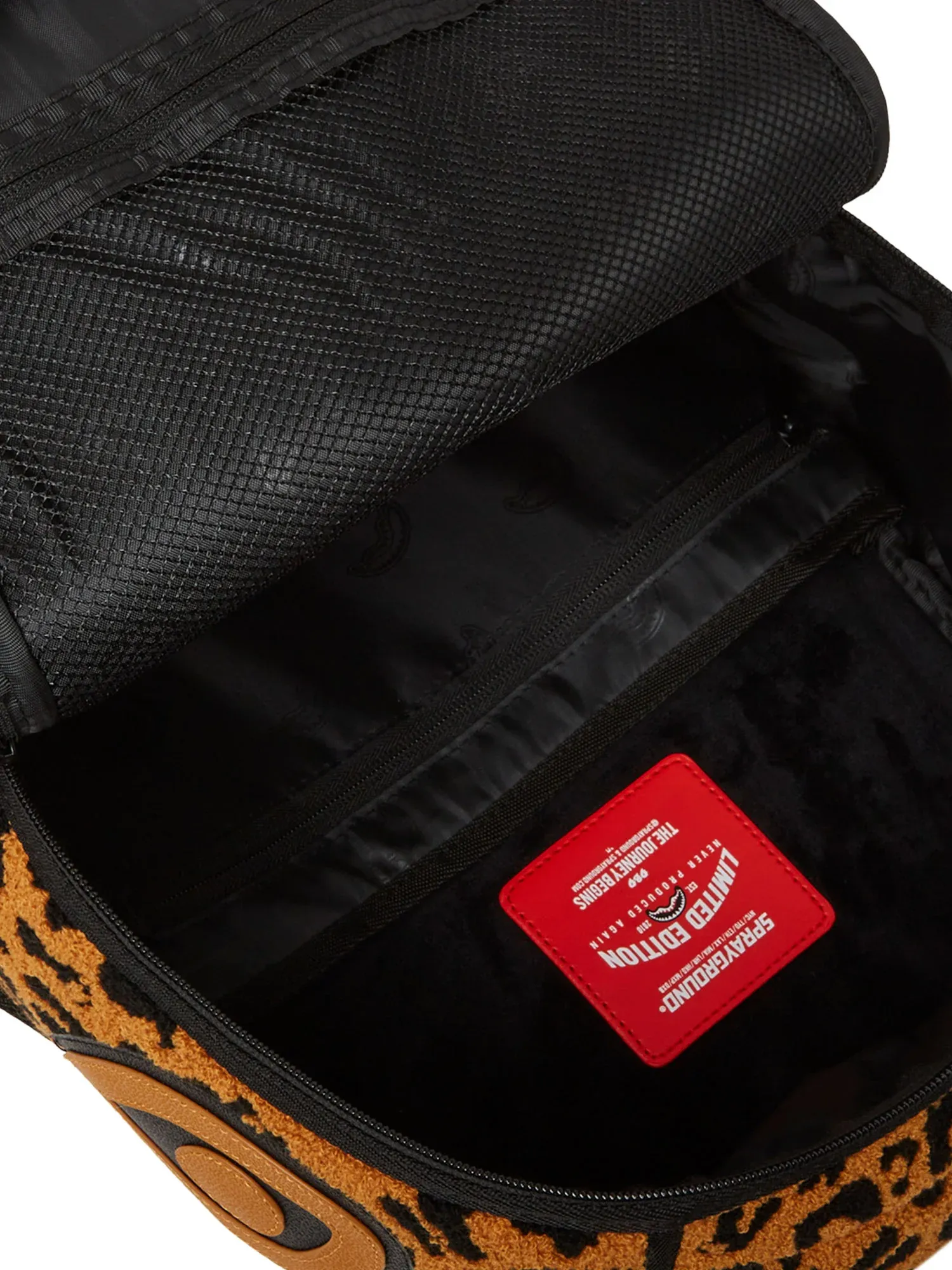 Sprayground Cheetah Chenille DLXSV Backpack