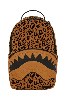Sprayground Cheetah Chenille DLXSV Backpack