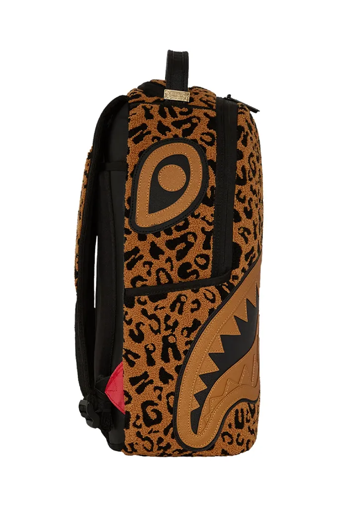 Sprayground Cheetah Chenille DLXSV Backpack
