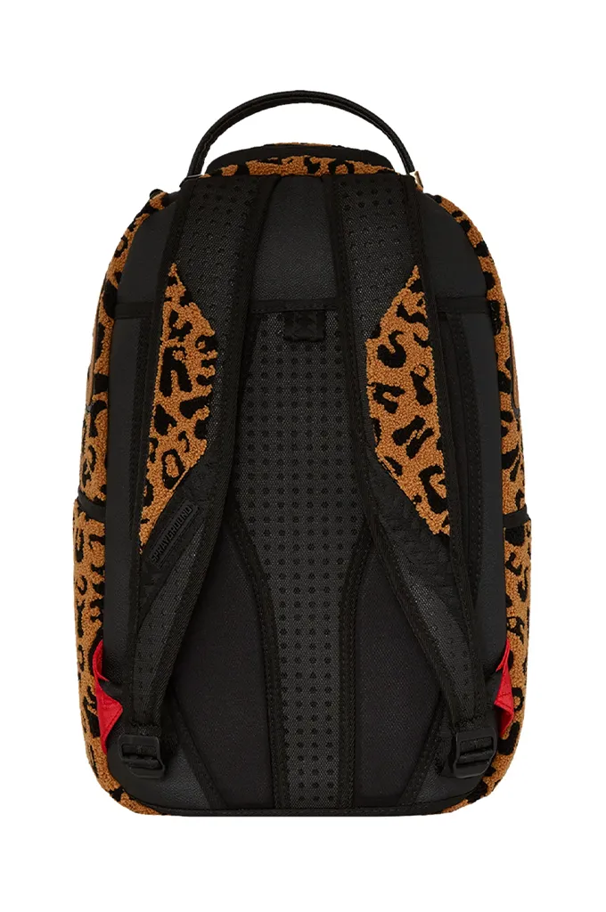 Sprayground Cheetah Chenille DLXSV Backpack