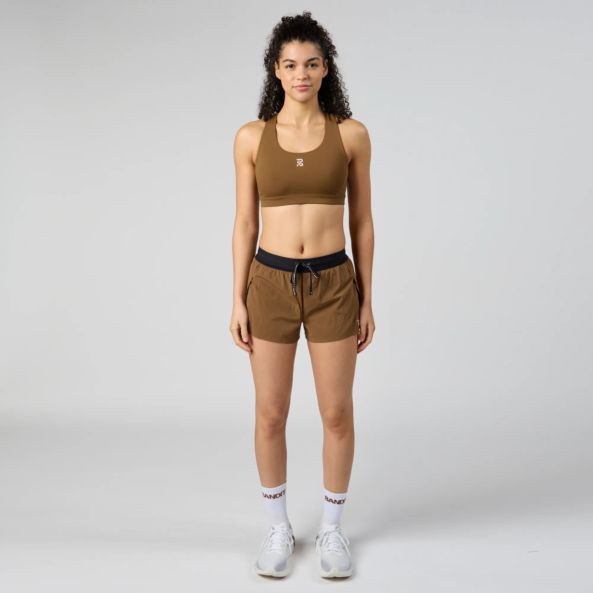 Stamina™ Scoop Neck Run Bra - Nutmeg