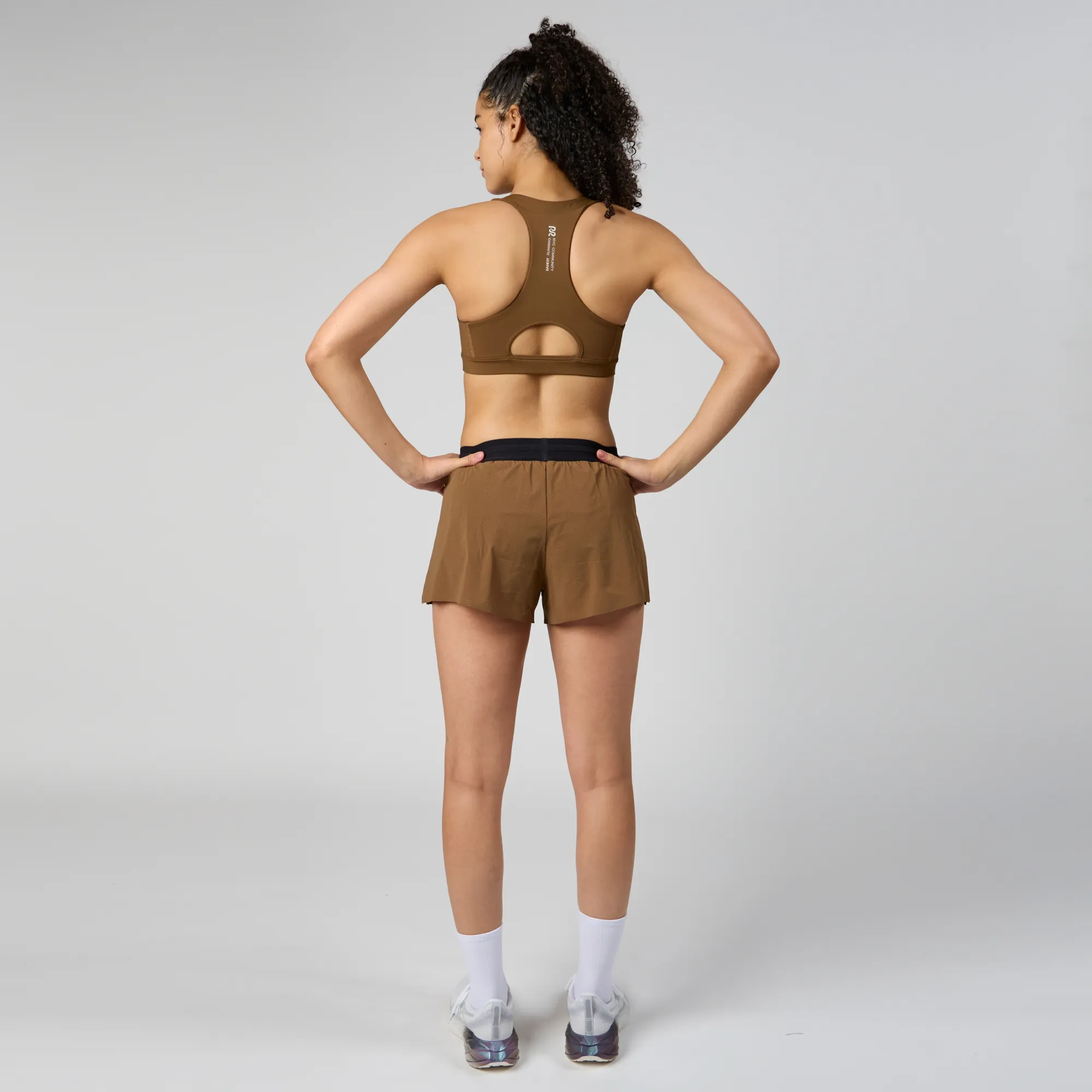 Stamina™ Scoop Neck Run Bra - Nutmeg