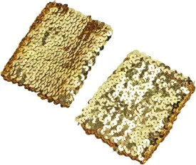 Stylish Stretchy Elastic Arm Sleeves Blingbling Sequins For Party Costume Women's Cuffs Arm Sleeve With Sequins