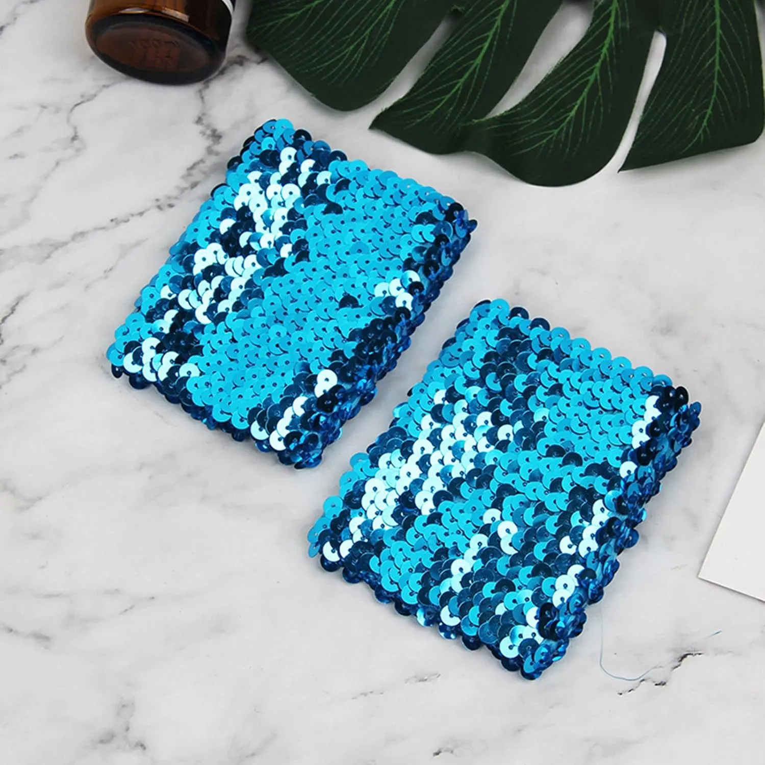 Stylish Stretchy Elastic Arm Sleeves Blingbling Sequins For Party Costume Women's Cuffs Arm Sleeve With Sequins