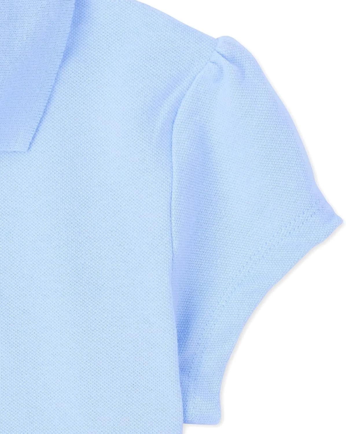 The Children's Place Girls Short Sleeve Ruffle Pique Polo Multipack