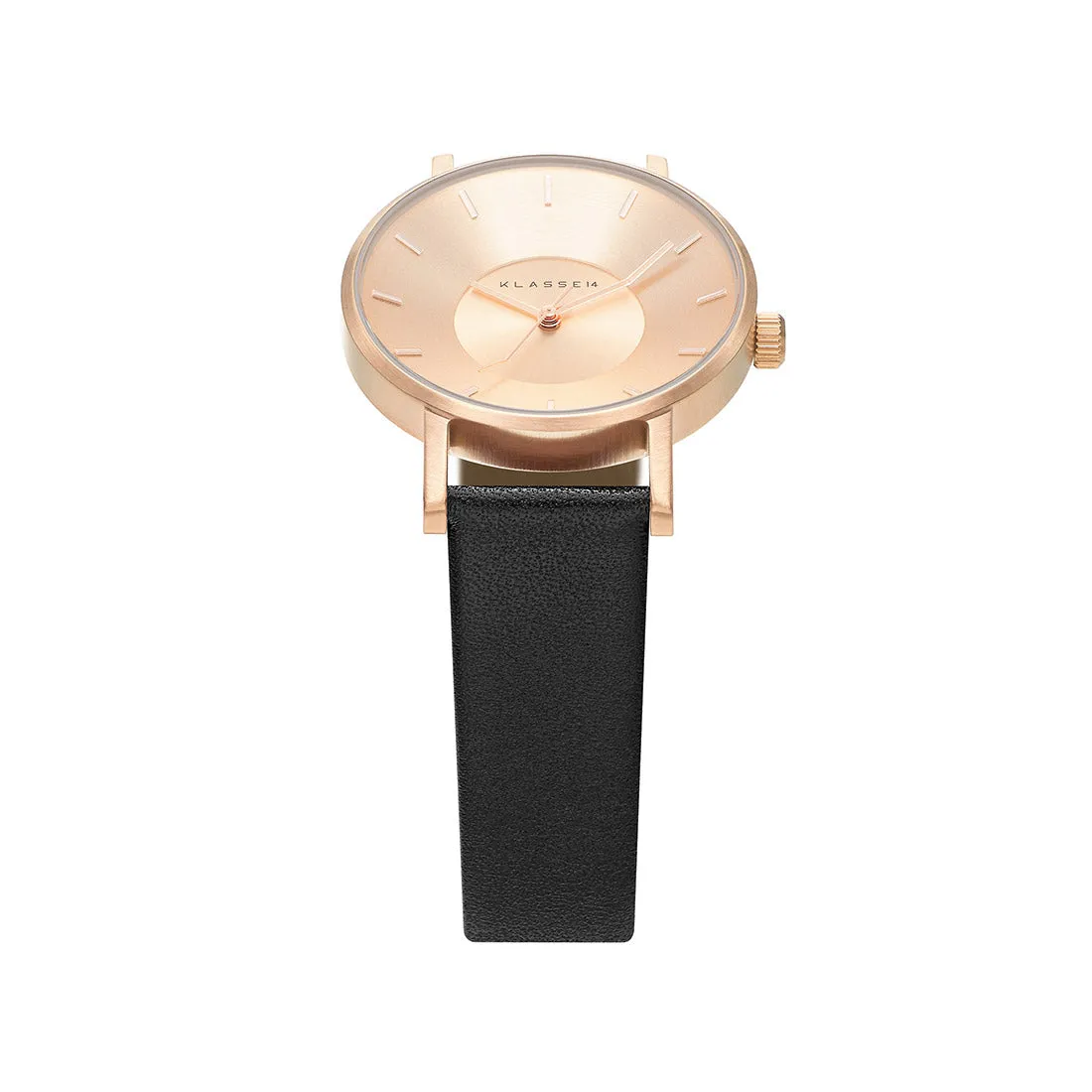 Volare Rose Gold Black Leather / Personalization