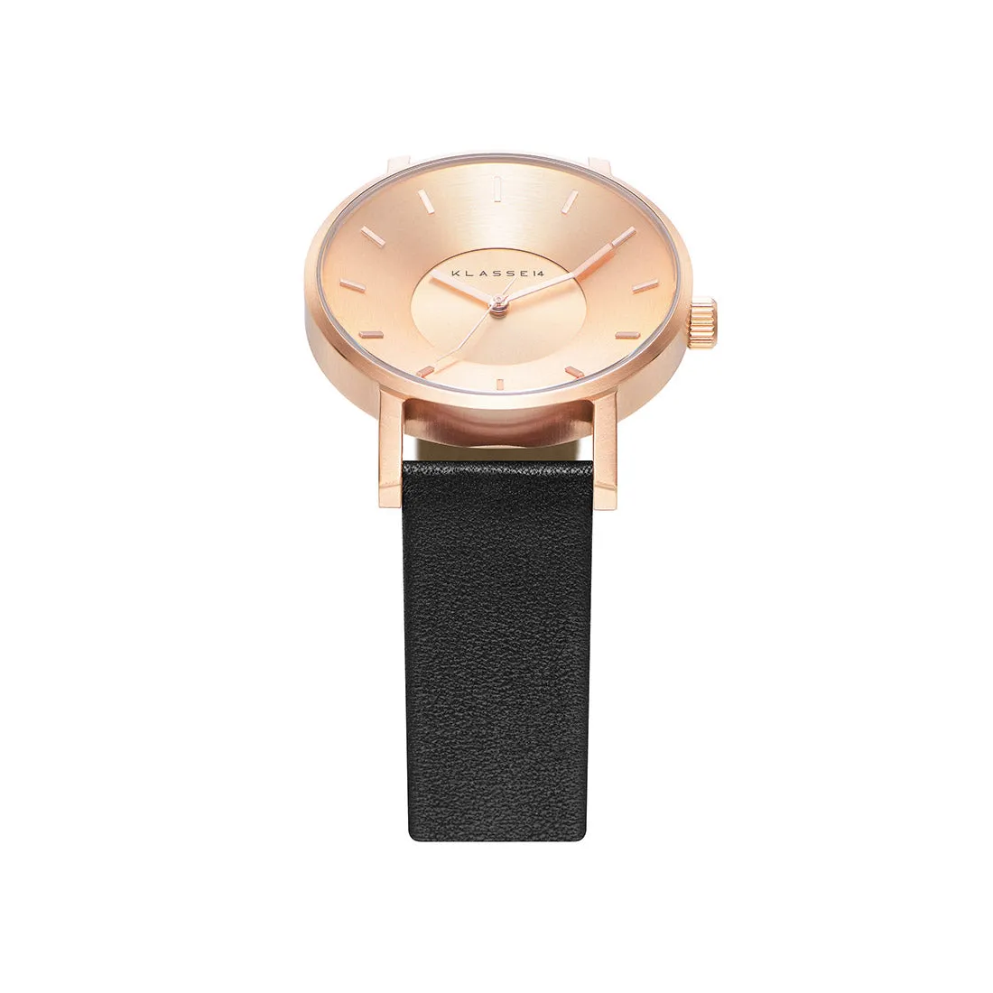 Volare Rose Gold Black Leather / Personalization