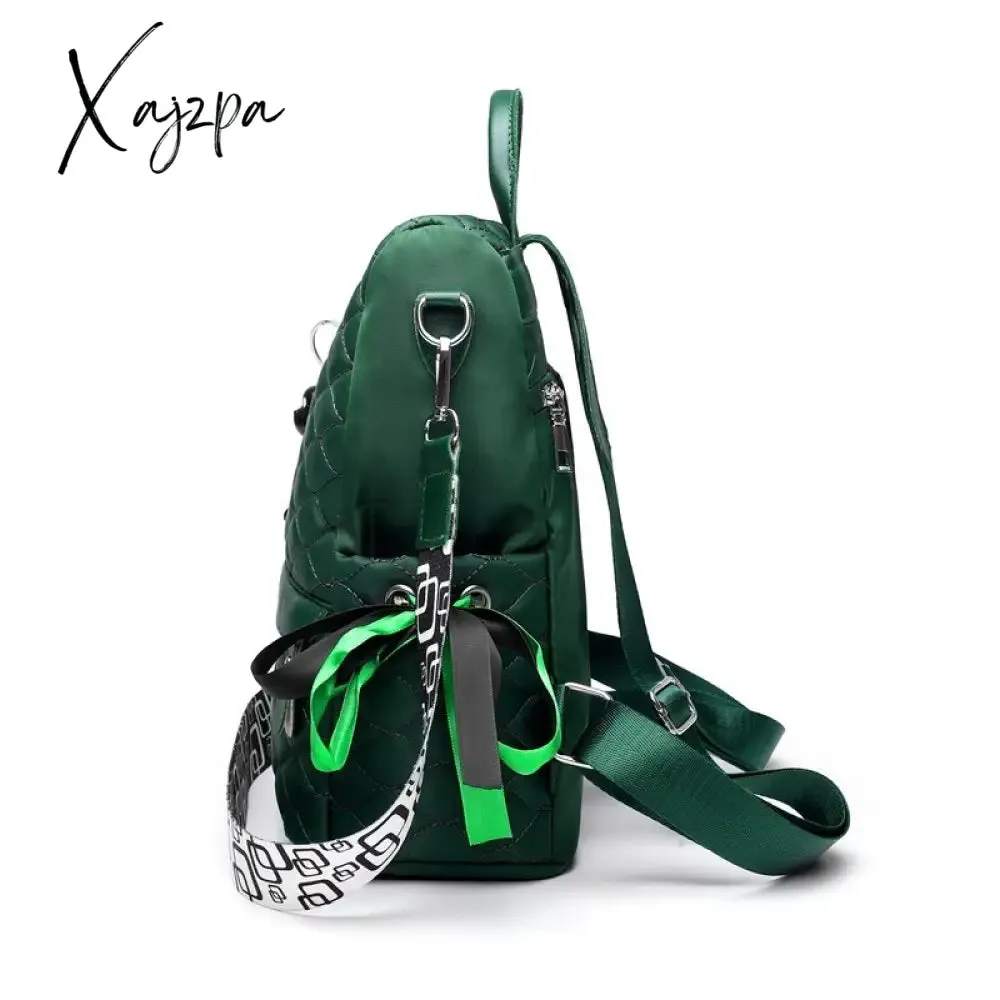 Xajzpa - Plaid Laptop Backpack Anti Theft Stylish Casual Daypack Travel Business College School Bookbag for Women Girls Green Backpacks
